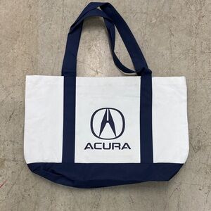 White and Blue Tote Bag
